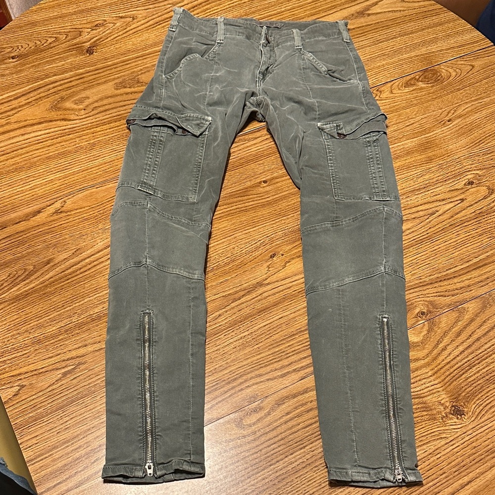 J Brand Gray Cargo Pants
